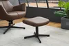riess-ambiente Hocker VOGUE 45cm braun schwarz Kunstleder Produktbild-Vorschau 2