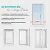 Estika Plissee ohne Bohren - 85 x 120 cm - Dunkelgrau - Produktbild-Vorschau 7