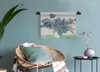 MuchoWow® Wandteppich Wandbehang Vase mit Schwertlilien - Produktbild-Vorschau 5