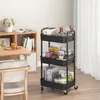 3-stöckiger Küchenwagen, Allzweckwagen, Servierwagen mit Produktbild-Vorschau 5
