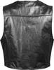 PAULGOS gilet in pelle biker cowl club waistcoat chopper Anteprima dell’immagine prodotto 10