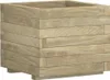A square wooden planter box on a white background. Náhľad obrázku produktu