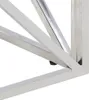 A close-up view of the metallic frame of a table, showing its structural elements and polished surface. Produktbild-Vorschau