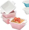Mini Auflaufform Keramik 4er Set Stapelbar - Extra Hoch - Produktbild-Vorschau 1