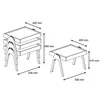 Skye Decor, Roma - Walnut, Cream, Tables d'appoint, table Voir les images du produit 5