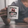 40. Geburtstag Kaffeebecher Schwarz mit lustigem Spruch: 18 Produktbild-Vorschau 6