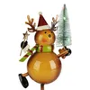 com-four® LED Weihnachtsdeko aus Metall - Blechfiguren im Produktbild-Vorschau 4