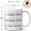 TassenKing Tasse fürs Büro Ich werde nicht meine Kollegen Produktbild-Vorschau 3