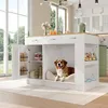 Merax Sideboard Kücheninsel mit Haustierbereich, 3 Produktbild-Vorschau 4