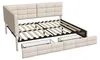 Lit rembourré ProximaX 140 x 200 cm, beige, avec LED RGB et Voir les images du produit 10