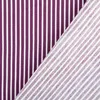 Baumwollstoff Meterware Popeline Streifen lila weiß 150cm Produktbild-Vorschau 6
