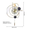 Minimalistisch Modern Wanduhr, Groß Kreativität Dekorative Produktbild-Vorschau 3