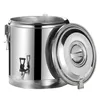 récipient isotherme 40L en acier inoxydable avec couvercle+ Voir les images du produit 7