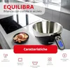 EQUILIBRA Küchenwaage mit Edelstahl-Schüssel 5 kg Kapazität Produktbild-Vorschau 4