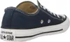 A side view of a navy blue Converse Chuck Taylor All Star low-top sneaker. Náhled obrázku produktu