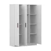 Drehtürenschrank, Kinderkleiderschrank 120 cm Weiß/Weiß, Produktbild-Vorschau 4