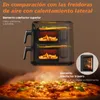 XXL Heißluftfritteuse 10 L Doppelkorb Airfryer 2700 W, Produktbild-Vorschau 13