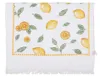 Clayre & Eef Gästehandtuch 40x66 cm Weiß Baumwolle Zitronen Produktbild-Vorschau 1