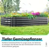 Quictent Hochbeet Metall 240x120x45cm, Wetterfestes Produktbild-Vorschau 2