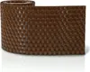 PE-Rattan Sichtschutzstreifen 255 cm x 19 cm braun Produktbild-Vorschau 4