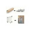 Fenstergitter ausziehbar 55 × 95 bis 100 × 165 cm Schwarz – Produktbild-Vorschau 9