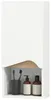 HOMCOM Badkamerkast, wandkast met soft-close deuren en open Productafbeelding-voorbeeld 1