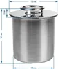 Schinkenkocher Edelstahl 0,8Kg Kochschinkenform Produktbild-Vorschau 2