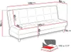 MIRJAN24 Schlafsofa Enduro XIV Cord, Couch mit Produktbild-Vorschau 7