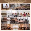 KOMFOTTEU Stehpult höhenverstellbar mit Rollen, mobiler Produktbild-Vorschau 6