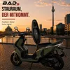 Motorroller 50 ccm Burnout BAD s Grün  25 km/h Produktbild-Vorschau 5
