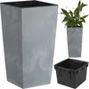Květináč  URBI SQUARE BETON EFFECT s vkladem 24 cm - barva: Voir les images du produit 1