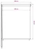vidaXL Store extérieur 200 x 140 cm blanc Voir les images du produit 5