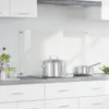 vidaXL Dos de cuisine Transparent 90 x 50 cm Verre trempé Voir les images du produit 2