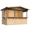 Holz Gartenhaus, Marktbude Holz - 263 x 336 cm / 6 m² Produktbild-Vorschau 5