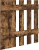 vidaXL Nástenný nočný stolík Údený dub 100 x 10 x 100 cm Náhľad obrázku produktu 7