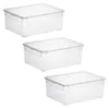Rotho Aufbewahrungsbox CLEAR mit Deckel 10 L transparent Produktbild-Vorschau 4