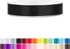 Satinband 12mm Schwarz - 25 Meter Rolle Geschenk- & Produktbild-Vorschau 1
