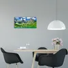 Wanduhr aus Glas – 60x30 cm - Glasbild - Glasuhr - Produktbild-Vorschau 3