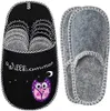 ONVAYA® ABS Gästepantoffel | Eule | schwarz | 6er Set | Produktbild-Vorschau 1