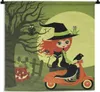 MuchoWow® Wandteppich Wandbehang Illustration einer Hexe Produktbild-Vorschau 1
