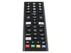 A close-up view of a black LG TV remote control against a white background. Produktbild-Vorschau