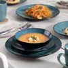 Exquisite Serviesset – 32-teilig – Keramik Grün – Essteller Produktbild-Vorschau 2