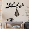 Wallity, Escaped Birds, wieszak ścienny i haczyki, czarny, Podgląd zdjęcia produktu 1
