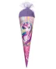 Einhornportrait rund, Tüllverschluss 35 cm Produktbild-Vorschau 2