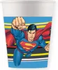 DC Superman Geburtstagsdeko, 52-teilig, Pappteller, Becher Produktbild-Vorschau 3