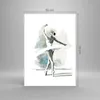 Poster - Poster ohne Rahmen - Ballerina Tanz Frau - 50x70 Produktbild-Vorschau 4