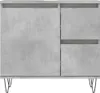 vidaXL Badschrank Betongrau 65x33x60 cm Holzwerkstoff Produktbild-Vorschau 4