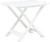 （Robust Möbel） Gartentisch Klappbar Weiß 79 x 72 x 70cm Produktbild-Vorschau 2