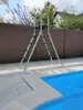 Edelstahl Poolleiter CARIBIC XXL Hochbeckenleiter Leiter Produktbild-Vorschau 3
