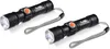 2x LED Taschenlampe Starke USB Lampe Polizei Swat Produktbild-Vorschau 1